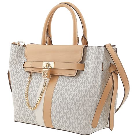 michael kors hamilton wallet vanilla|Hamilton Legacy Large Logo Belted Satchel .